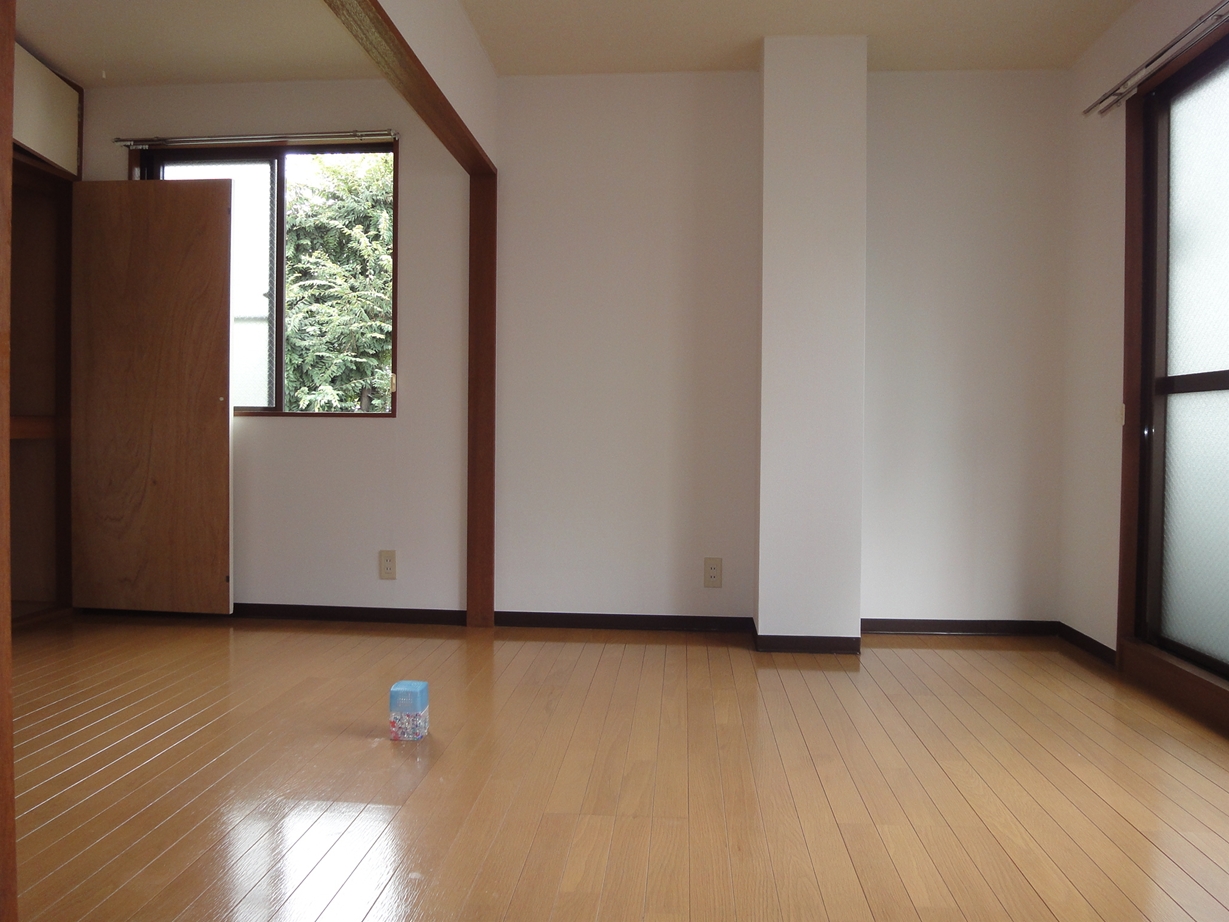 Living and room. Flooring of Western-style