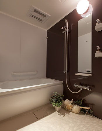 Bathing-wash room.  [Bathroom] Bathroom controversial calm atmosphere and cleanliness will heal the fatigue of the day.