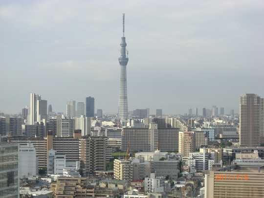 View photos from the dwelling unit. Sky tree