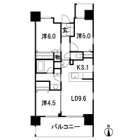 Floor: 3LDK, occupied area: 62.67 sq m, price: 30 million yen, currently on sale
