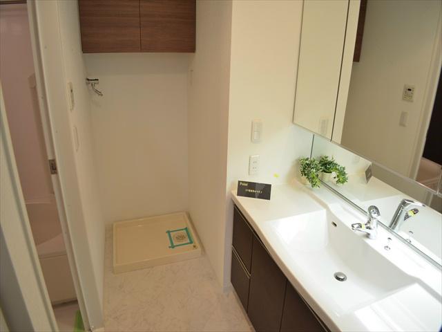 Wash basin, toilet. Wash basin of wide type