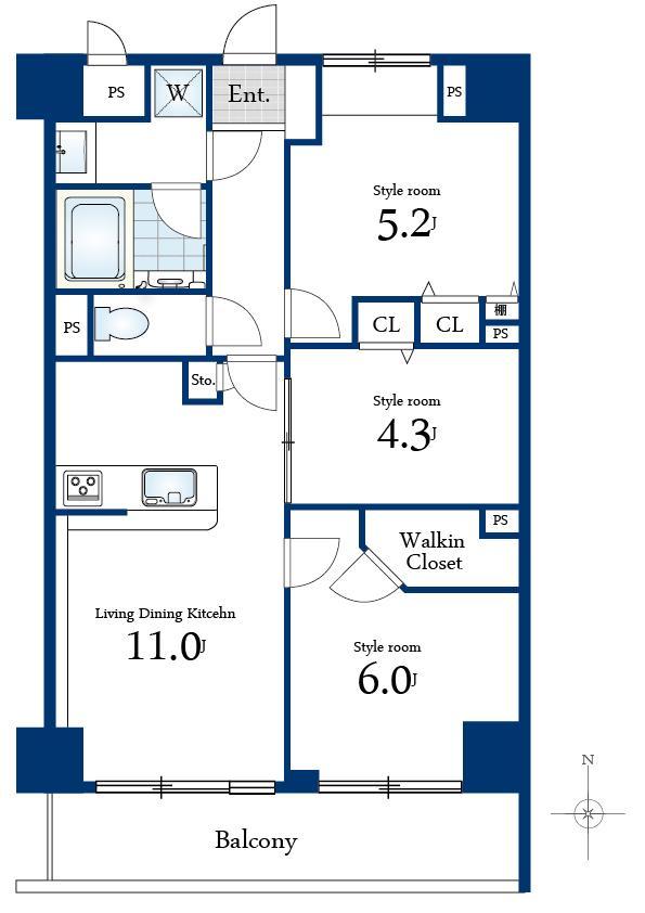 Floor plan. Please visit in conjunction with the video