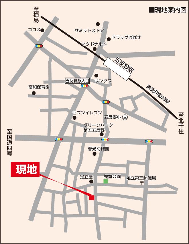 Local guide map. Corporate Masumi map