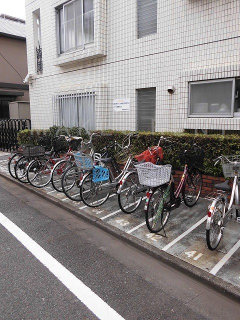 Other common areas. bicycle parking space