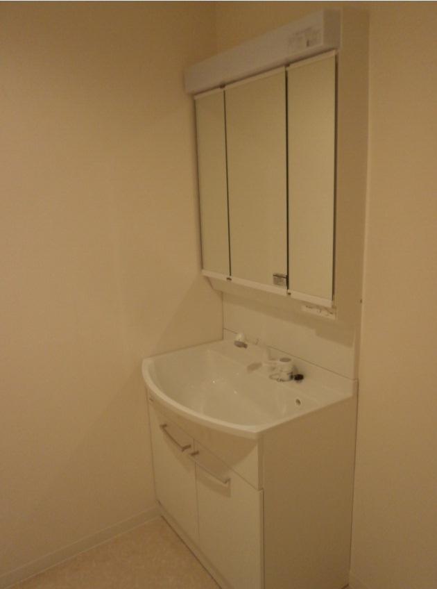 Wash basin, toilet. Renovated