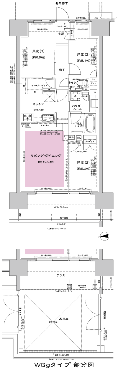 Floor: 3LD ・ K + MC, occupied area: 70.76 sq m, Price: TBD