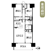 Floor: 3LD ・ K + MC, occupied area: 70.76 sq m, Price: TBD