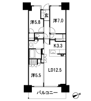 Floor: 3LD ・ K + MC + WIC, the occupied area: 75.12 sq m, Price: TBD