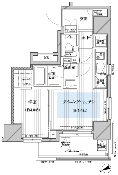 Floor: 1DK, occupied area: 32.03 sq m, Price: TBD