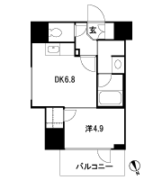 Floor: 1DK, occupied area: 31.44 sq m, Price: TBD