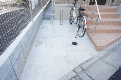 Other common areas. Bicycle parking space