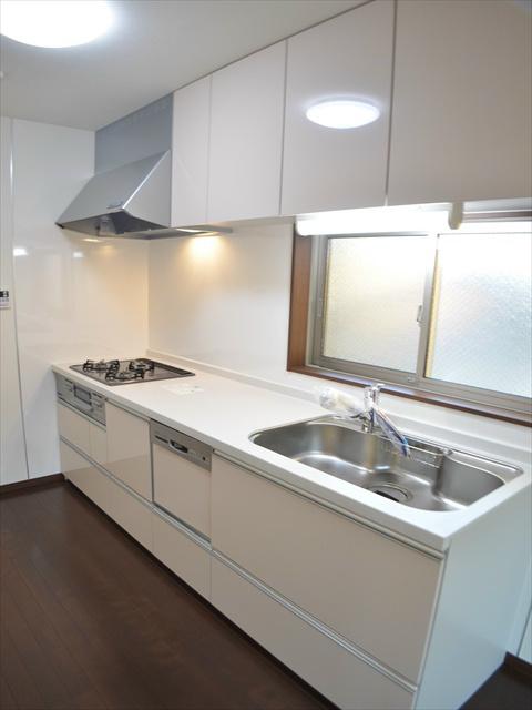 Kitchen. Bright kitchen facing the window