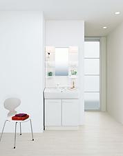 Same specifications photos (Other introspection). INAX Corp. vanity. A large mirror cabinet, Features spacious use large washbasin.