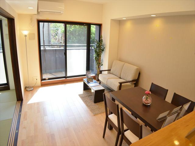 Living. Living of family reunion