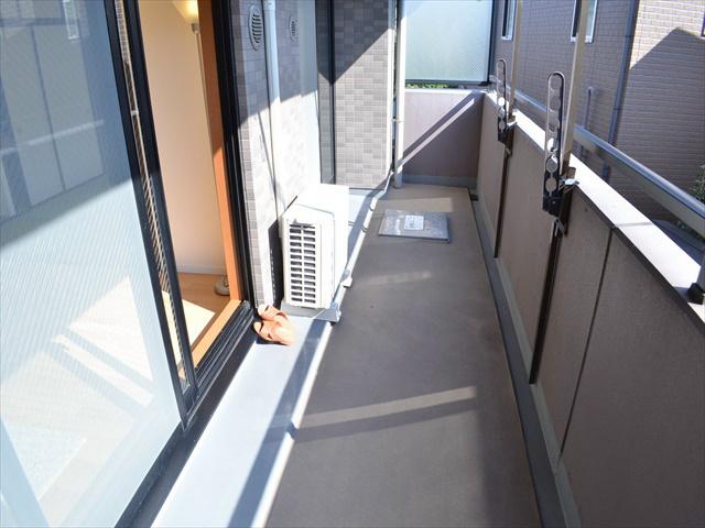 Balcony. Balcony on the south side