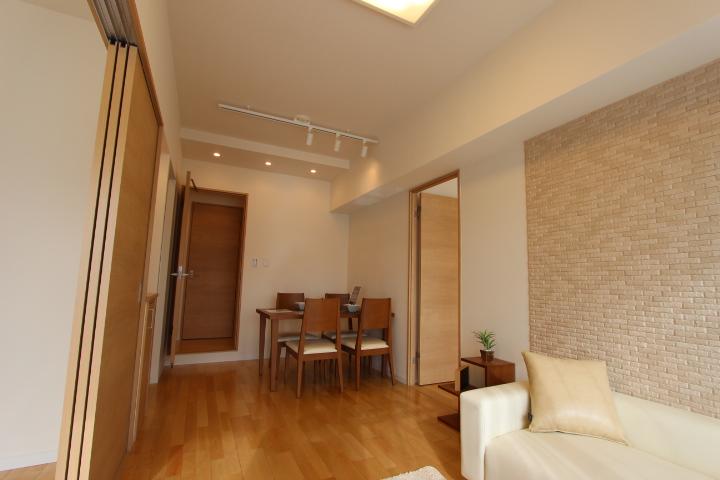 Living. A bright room with a wide balcony.