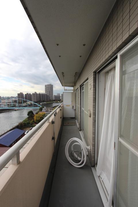 Balcony. Since the balcony is spacious also, Jose is likely at a time even if laundry together.