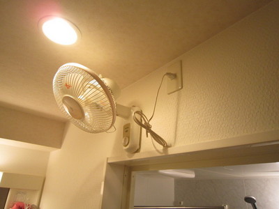 Other Equipment. Wall-mounted fan. After bath refreshingly