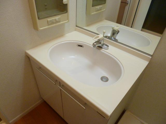 Washroom. Bathroom vanity