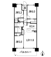 Floor: 3LDK + FC + WIC, the occupied area: 70.87 sq m, Price: TBD