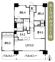 Floor: 4LDK, occupied area: 84.73 sq m