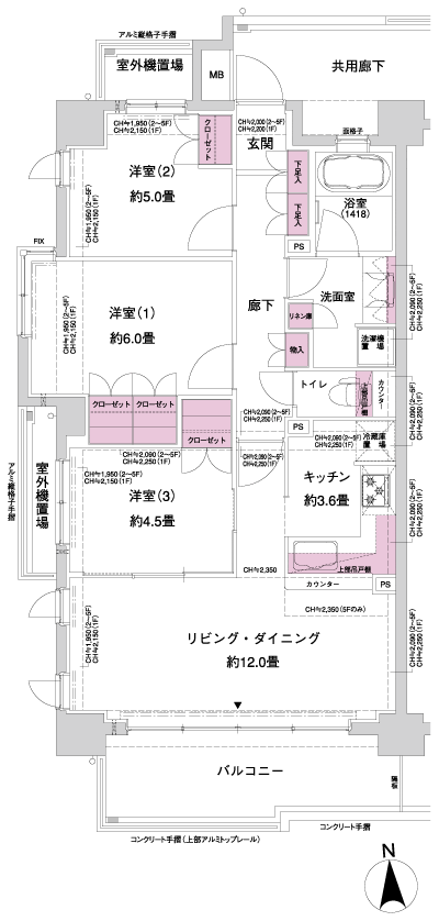 Floor: 3LDK, occupied area: 71.01 sq m, Price: 35,600,000 yen, now on sale