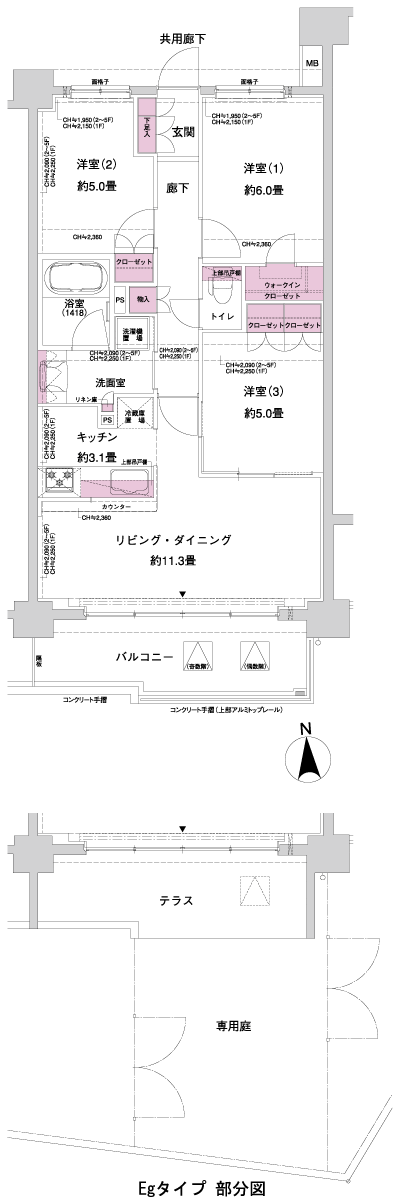 Floor: 3LDK + WIC, the area occupied: 68.2 sq m, Price: 32,200,000 yen, now on sale