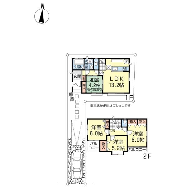 Floor plan. 36,800,000 yen, 4LDK, Land area 108.61 sq m , Building area 86.11 sq m floor plan