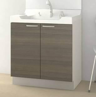 Same specifications photos (Other introspection).  [Open door type cabinet]  Facing possible Standart types. Drain trap of compact design does not get in the way, You can store plenty. It is the whole family is easy-to-use design of the "height 80cm". 