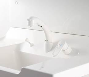 Same specifications photos (Other introspection).  [Tilt white faucet]  White shower faucet with cleanliness. Hardly can puddle, It is stain-resistant ingenuity. Also water purifier ・ One-touch switching of the shower. Faucet head is a hose built-in type that can be used in drawer. 