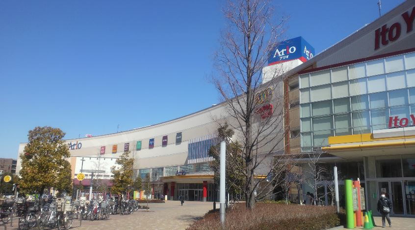 Shopping centre. Ario Kameari until the (shopping center) 772m