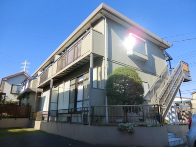 Building appearance. A quiet residential area