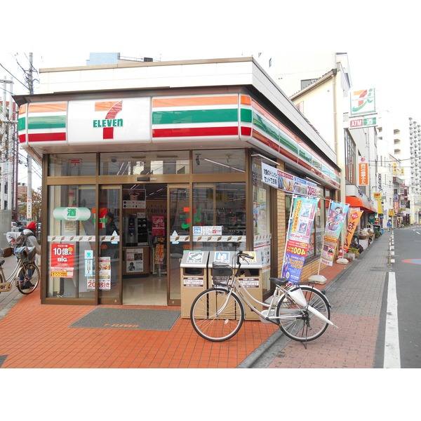 Convenience store. Seven-Eleven Adachi Takenotsuka 1-chome to (convenience store) 69m