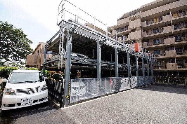 Parking lot. Common areas