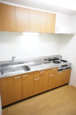 Kitchen.  ※ reference Photo of another room There installation gas stove 2-neck