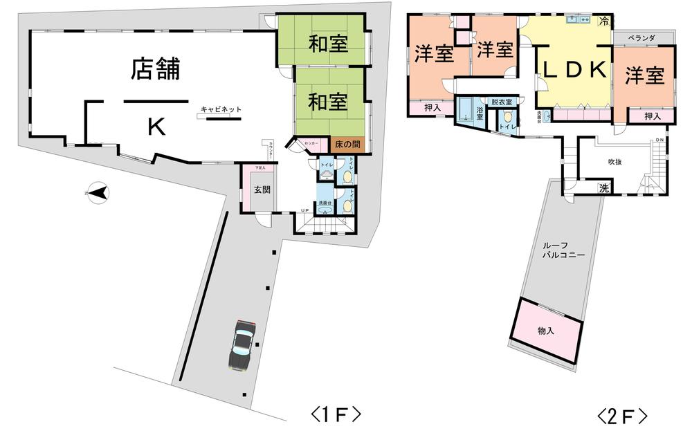 Floor plan. 65 million yen, 3LDK, Land area 229.67 sq m , Building area 245.97 sq m