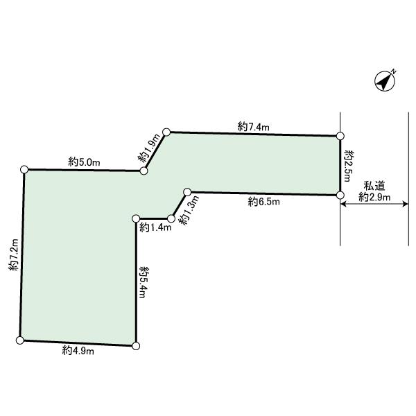 Compartment figure. 19,800,000 yen, 2LDK + S (storeroom), Land area 58.03 sq m , Building area 21.84 sq m