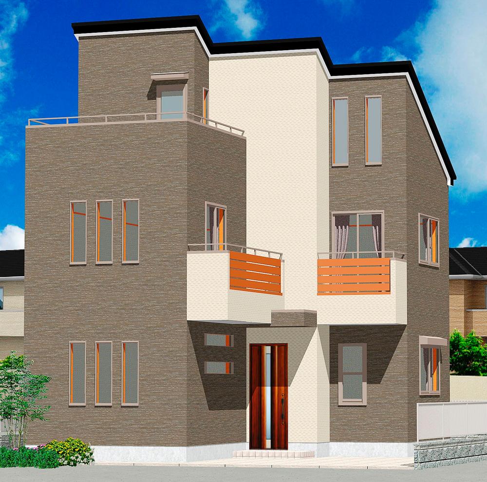 Building plan example (Perth ・ appearance). Building plan example building price 17.5 million yen, Building area 94.11 sq m