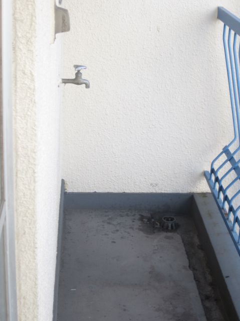 Balcony. Indoor washing machine area of ​​the veranda