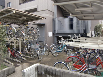 Other common areas. On-site bicycle parking lot