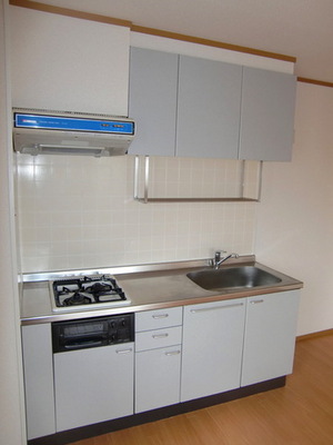 Kitchen.  [kitchen] System kitchen with grill