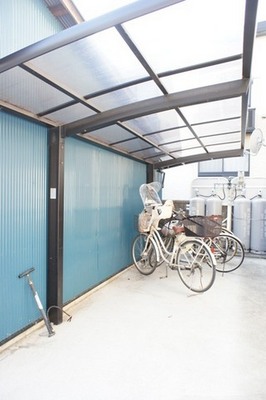 Other common areas. Bicycle parking space