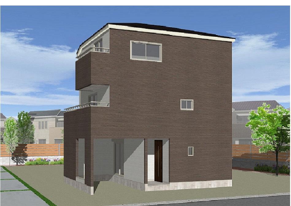 Rendering (appearance). Black appearance is very fashionable !! (Building 2)