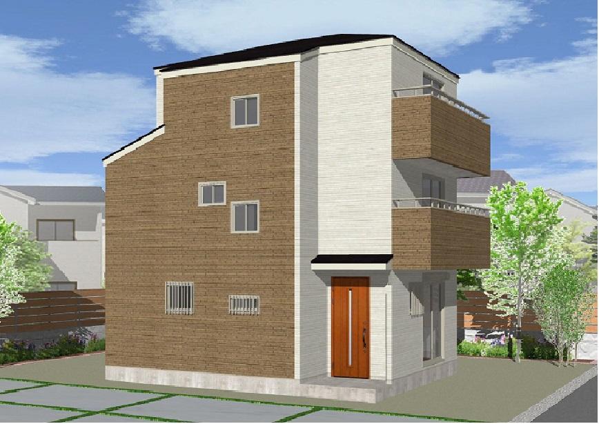 Rendering (appearance). Brown's appearance is very fashionable !! (5 Building)