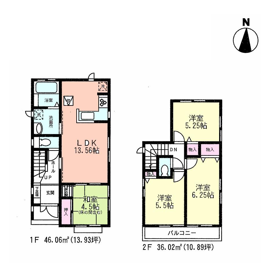 Floor plan. (3), Price 36,800,000 yen, 4LDK, Land area 111.17 sq m , Building area 82.04 sq m