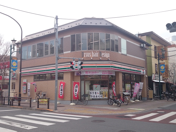 Convenience store. Seven-Eleven Adachi Takenotsuka Station Higashiten (convenience store) to 218m