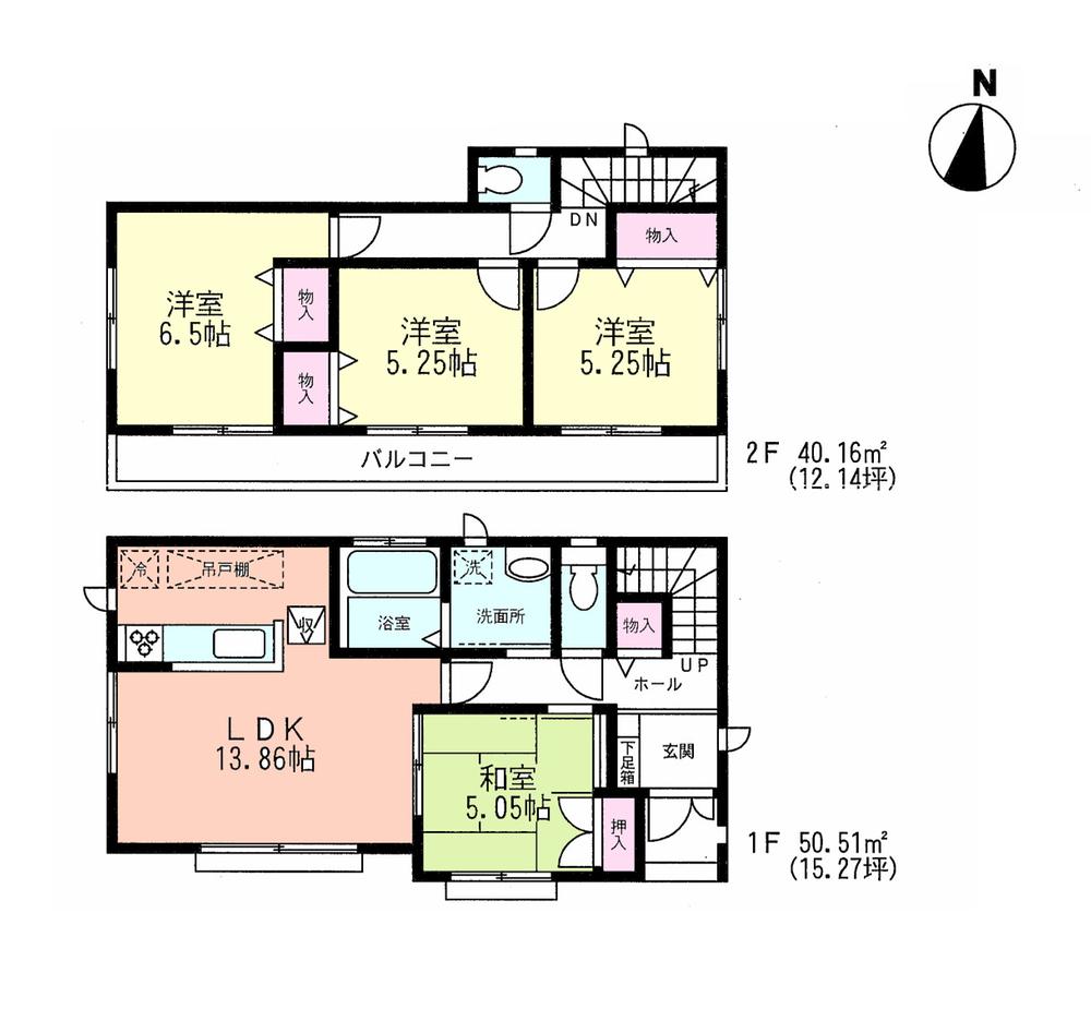 Floor plan. (A), Price 37,800,000 yen, 4LDK, Land area 120.65 sq m , Building area 90.67 sq m