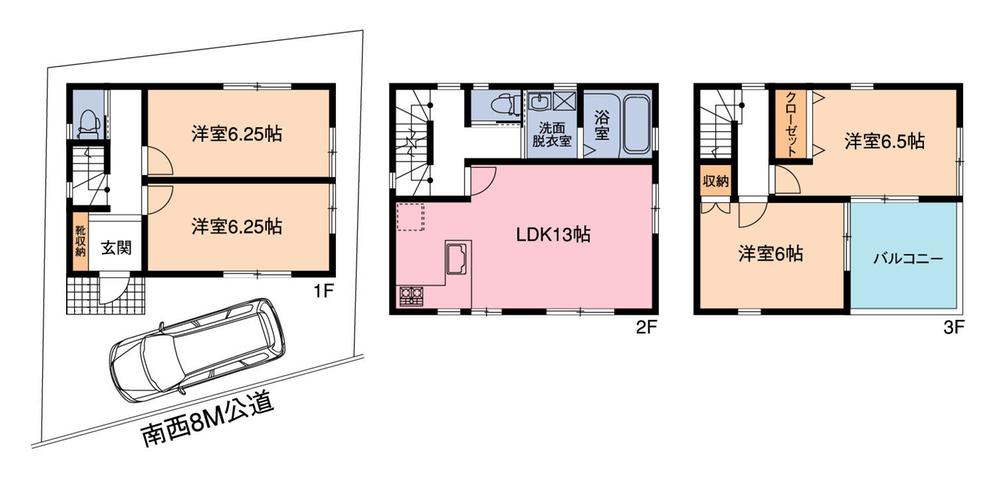 Building plan example (floor plan). New construction Reference Floor Plan