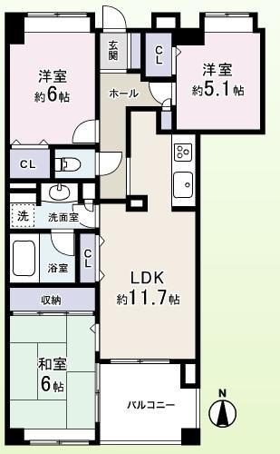 Floor plan. 2000 Built ☆ It is shiny in the renovation completed!