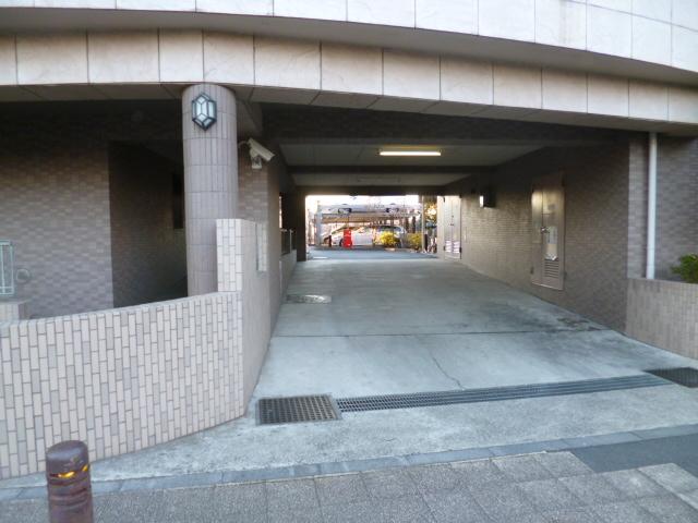 Parking lot. Common areas